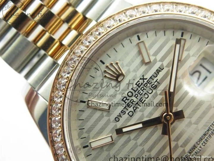 1227 Sustainable DateJust 36 SS RG 126281 BP Maker 1:1 Best Edition Silver Dial on Oyster Bracelet 2502